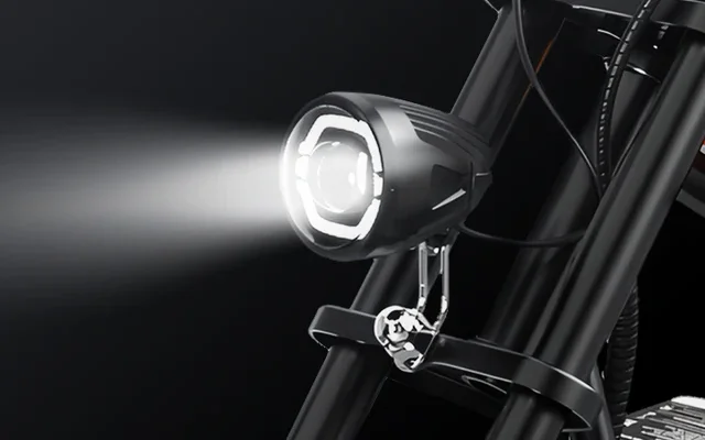 Moto eléctrica con luz